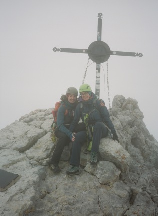 At the Mittelspitze (2713m)